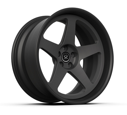 عجلة سوبارو ليجاسي مصنوعة حسب الطلب مكونة من قطعتين مقاس 18 × 9 حواف سوداء جرافيت
