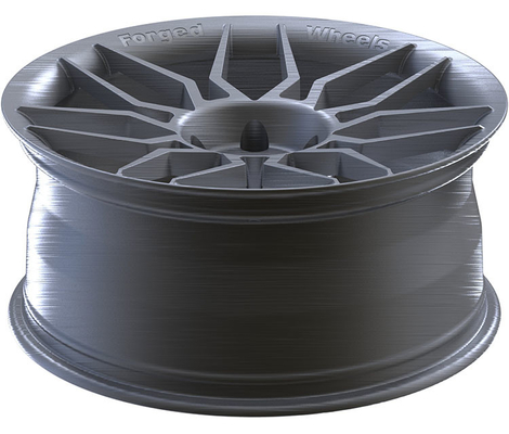 جنوط عجلات من سبائك الألومنيوم مزورة باللون الأسود اللامع مقاس 18 بوصة مقاس 5 × 150 18 بوصة لتويوتا لكزس LX570