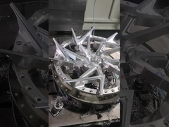 بورش ماتي أسود تصميم مخصص A6061 1 قطعة عجلة للسيارة الفاخرة