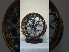 البرميل الملمع 2 قطعة عجلات مزورة قرص ممشح 21 22 23 بوصة سبيكة الألومنيوم