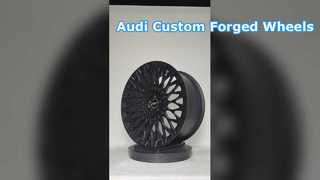 إطارات متعددة المتحدث باللون الأسود الساتان مقاس 18 بوصة و19 بوصة و20 بوصة و21 بوصة و22 بوصة و23 بوصة لأودي