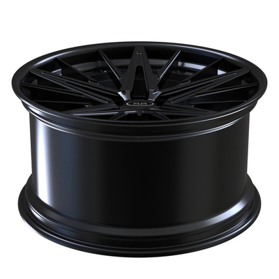 عجلات شفاه أسطوانية برونز مكونة من قطعتين باللون الأسود غير اللامع تحدث في المنتصف لسيارة مازيراتي كواتروبورتيه