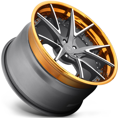 2 قطعة BMW Forged Wheels Rims Dics Spoke Barrel Lip Satin Matte Black لأودي RS6 20 بوصة