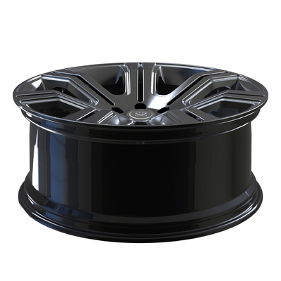 عجلات سوداء مُصنعة خصيصًا من قطعة واحدة لـ Range Rover Car Rims