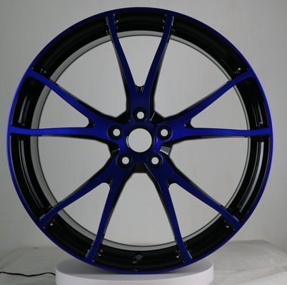 الصين إنتاج monoblock الظلام الأزرق تشكيله عجلات مزورة وجه عجلات والحافات