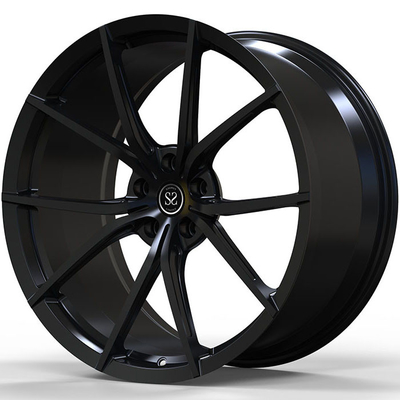 عجلات مطروقة باللون الأسود اللامع من قطعة واحدة بإطار بخطوتين 20 مم لـ Auid RS5.5