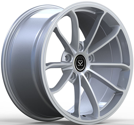 19x8.5 19x11 الفضة 1 قطعة عجلات مزورة كتلة سبيكة حافة 5x130 لبورش 991
