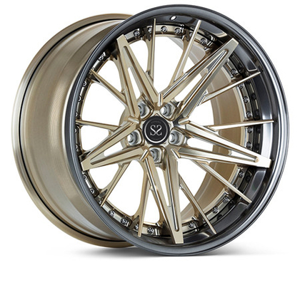Multi Spoke 3 PC عجلات مزورة مقاس 18 بوصة من أجل Auid RS6 Q5 Q7