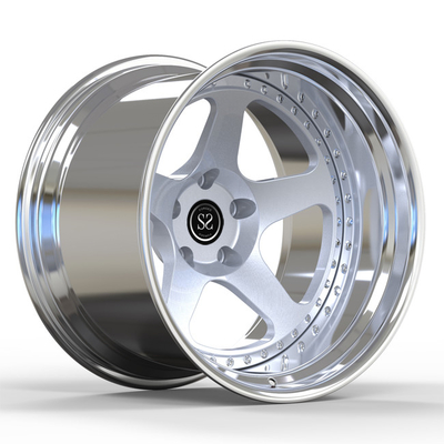 بورش GT4 جنوط 2 PC Forged Wheels Big Lip Polished 19x12J Negative Offset