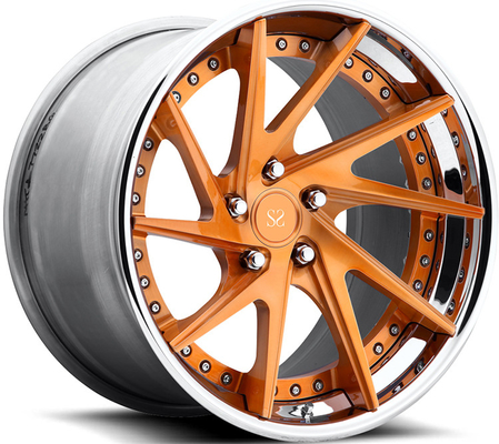 جاكوار F - جنوط ألمنيوم مزورة من النوع 3PC مقاس 20 × 9 20 × 10.5 فرشاة شفاه مصقولة Balrrel