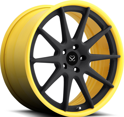 20x10.5 20x12 2 قطعة جنوط مزورة لامعة قرص أسود لنيسان GT-R