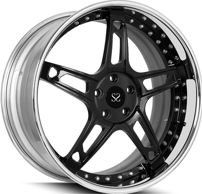 Audi S5 2PC جنوط ألمنيوم مزورة مخصصة 20x11-15ET 5x112