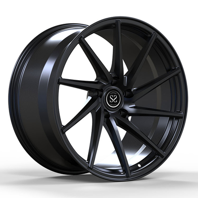 أسود لامع مخصص 1 قطعة جنوط مزورة BMW M5 VI متداخلة 20X9.5 و 20x10.5