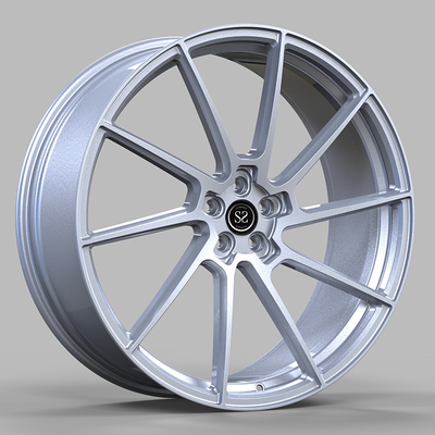 مخصص الفضة 1 قطعة جنوط سبائك الألومنيوم مزورة 19x8.5 18x8.5 لسوبارو WRX VB