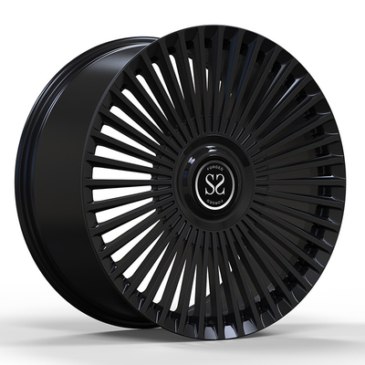 رولز-رويس وايت 2015 اللامع الأسود 23x11 الطلب مزورة 1-PC ألومنيوم سبيكة الأطراف مع Cps مسطحة