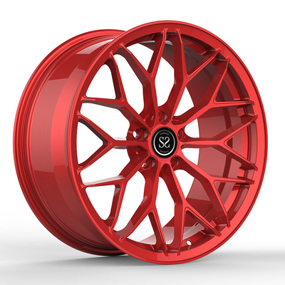 أحمر عجلات مزورة من قطعة واحدة خصيصاً 21x9.5 و 22x12 لـ فيراري FF