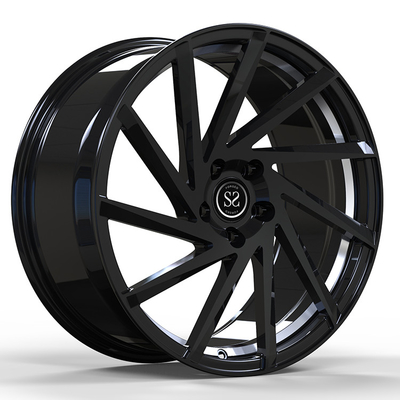 كاديلاك CT4 18x8 و 18x8.5 اللمعان الأسود العجلات المصنعة من قطعة واحدة