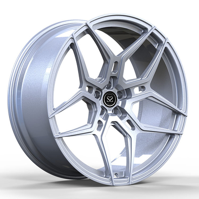 2014 مرسيدس بنز E63s الفضة 19X9.0 و 10.5 عجلات مزورة