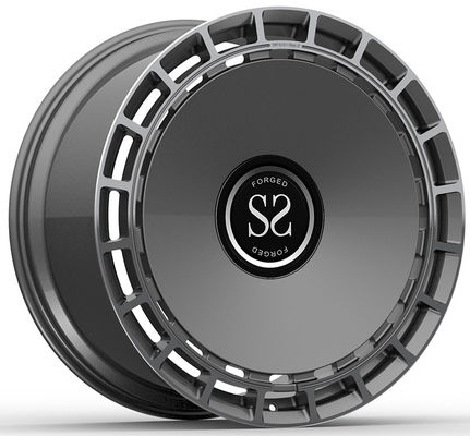 رنج روفر L320 2008 رمادي ساتان عجلات مخصصة مطروقة من قطعة واحدة 20x10.5