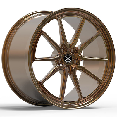 21x9 ET28/22x11.5ET22/5x114.3/67.1 بروشة لامعة برونز مزورة عجلات قطعة واحدة لفراري F8 Tributo