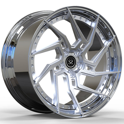 19x9 ET29/19x10ET40/5x120/72.6 وجه ممشح و شفتان مطلية أطراف مزورة 2PC لعام 2020 BMW M2
