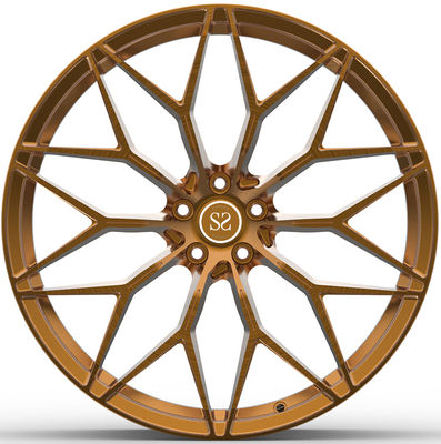 20x8 ET35/5x120/66.1 برونز لامع مصقول لـ VOYAH Dreamer 2023 HYBRID