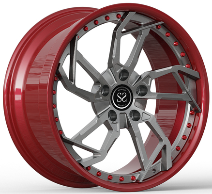 جنوط مخصصة من قطعتين مطروقة مقاس 20x9.5 و 21x12 لسيارة بورش كاريرا 992