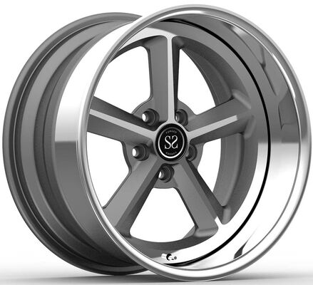 17x8.0 و 17x9.0 القرص الرمادي و الشفاه الملمع 3 أجهزة الكمبيوتر الالكتروني الأطراف ل 1970 فورد تورينو