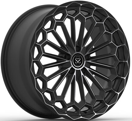 جنوط BMW M2 موديل 2019 مقاس 19x9 و 19x10 سوداء ذات وجه مشكل آلي قطعة واحدة مصنوعة بالحدادة