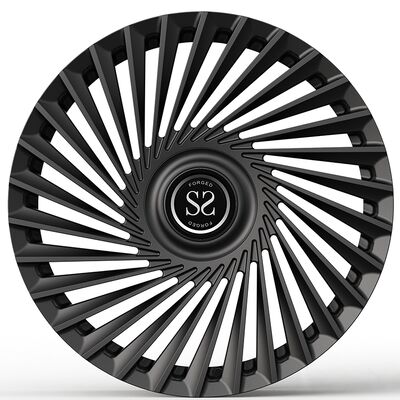 جنوط مقاس 22x10.5J بغطاء عائم أسود ساتان قطعة واحدة مصقولة لسيارة G class 6.3 amg موديل 2020