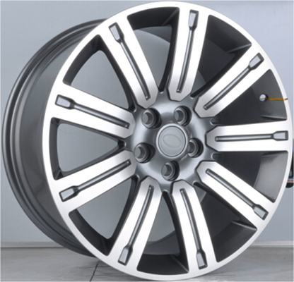 RIMS سبيكة ل رينج روفر V6 / 20inch بندقية معدنية تشكيل 1-PC مزورة عجلات سبيكة