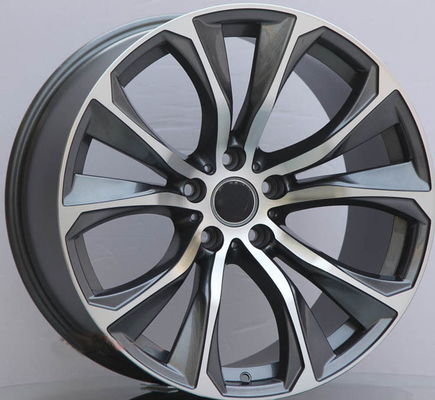 جنوط السيارة المعدنية بندقية مع PCD 5x120 لسيارات BMW X6 / اللون حسب الطلب مقاس 20 بوصة عجلات ألمنيوم مزورة