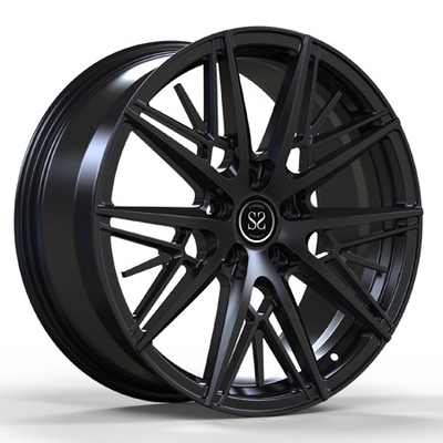 عجلات ألمنيوم عميقة 21 بوصة 5x120 5x112 من الساتان الأسود لـ M5 M6.5