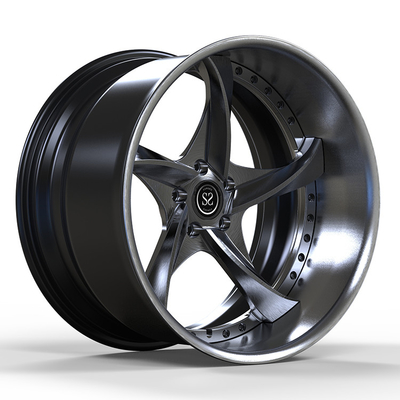 Lamborghini Custom 20 Inch 2 Piece Big Lip Forged Wheel Rims 5x120.5x120.00 جنيه