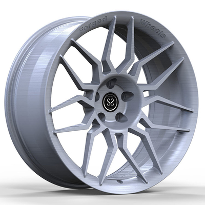 يصلح للسيارات الفاخرة BMW M3 مخصص 1-PC الفضة مزورة سبائك الألومنيوم الحافات 19 20 و 21 بوصة الترباس نمط 5x112