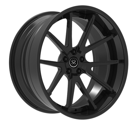 21x10 21x12 5x130 5x112 عجلات متداخلة من الساتان الأسود مزورة ل CL63