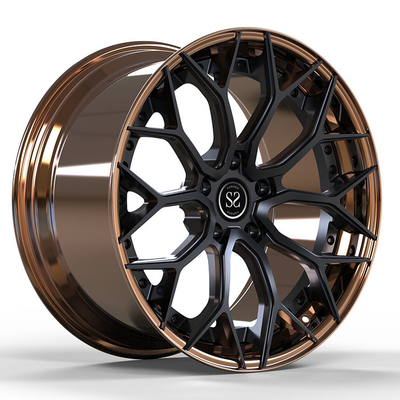 Audi RS6 5x112 برونزي أسود 2 جنوط ألمنيوم مزورة 19 20 21 و 22 بوصة