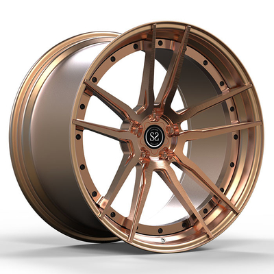 21 بوصة BMW Forged Wheels 139.7mm Pcd قطعتين عجلات مزورة